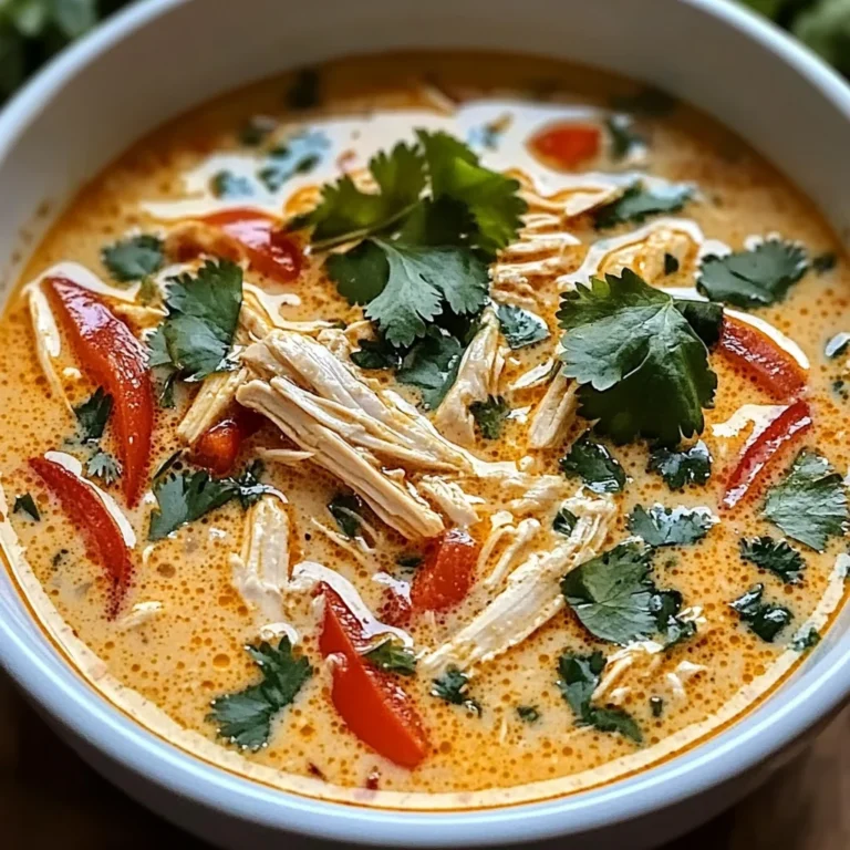 Easy Thai Coconut Chicken Soup