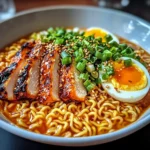 Fiery Chicken Ramen : Bold & Comforting