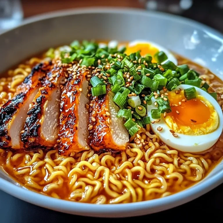 Fiery Chicken Ramen : Bold & Comforting