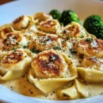 Garlic Parmesan Chicken Tortellini
