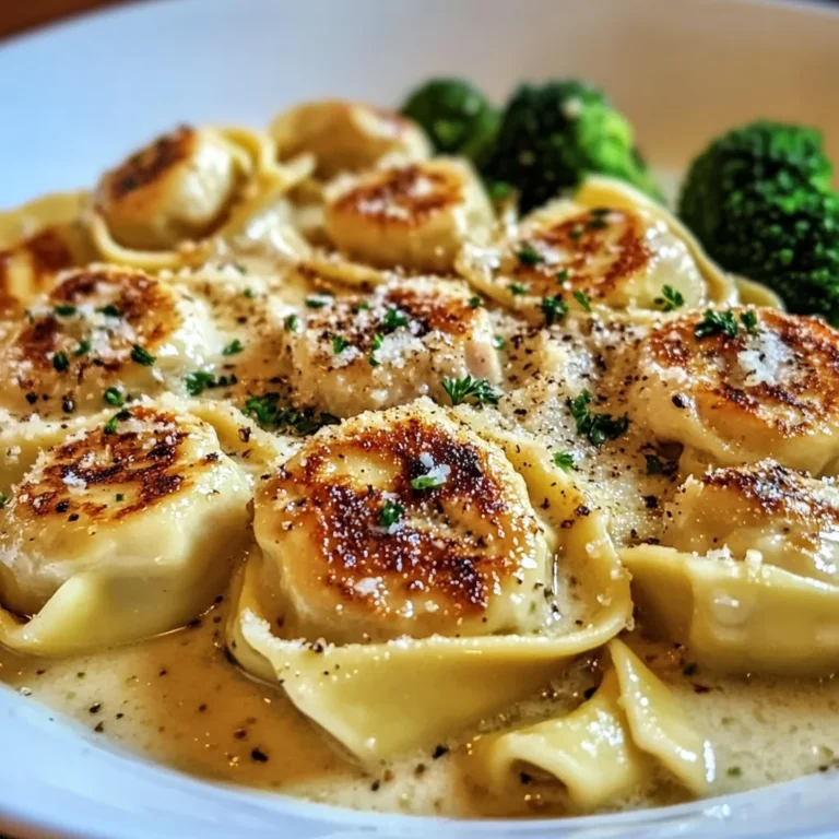 Garlic Parmesan Chicken Tortellini