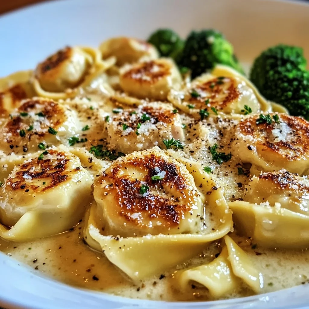 Garlic Parmesan Chicken Tortellini
