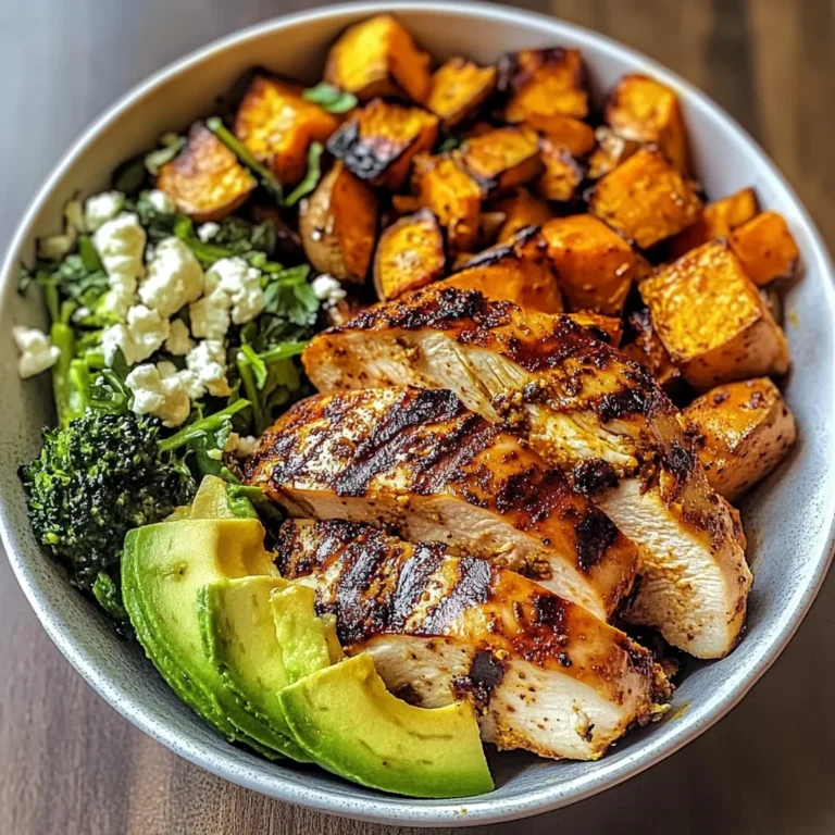 Grilled Chicken & Sweet Potato Bowl