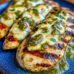 Grilled Salsa Verde Pepper Jack Chicken