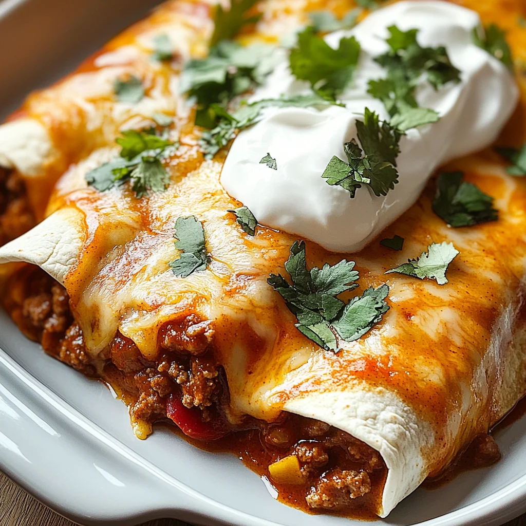 Ground Beef Enchiladas