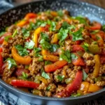 Ground Turkey and Bell Pepper Skillet
