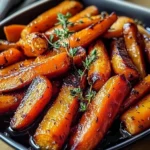 Honey Balsamic Roasted Carrots