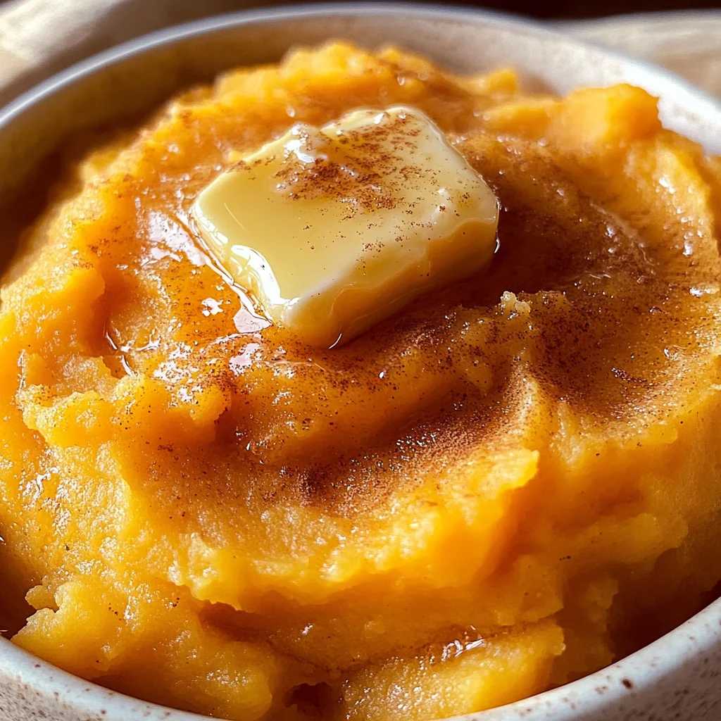 Honey Butter Mashed Sweet Potatoes
