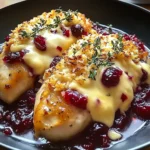 Impressive Cranberry Brie Stuffed Chicken