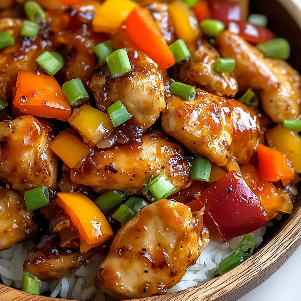 Juicy Blackstone Orange Chicken