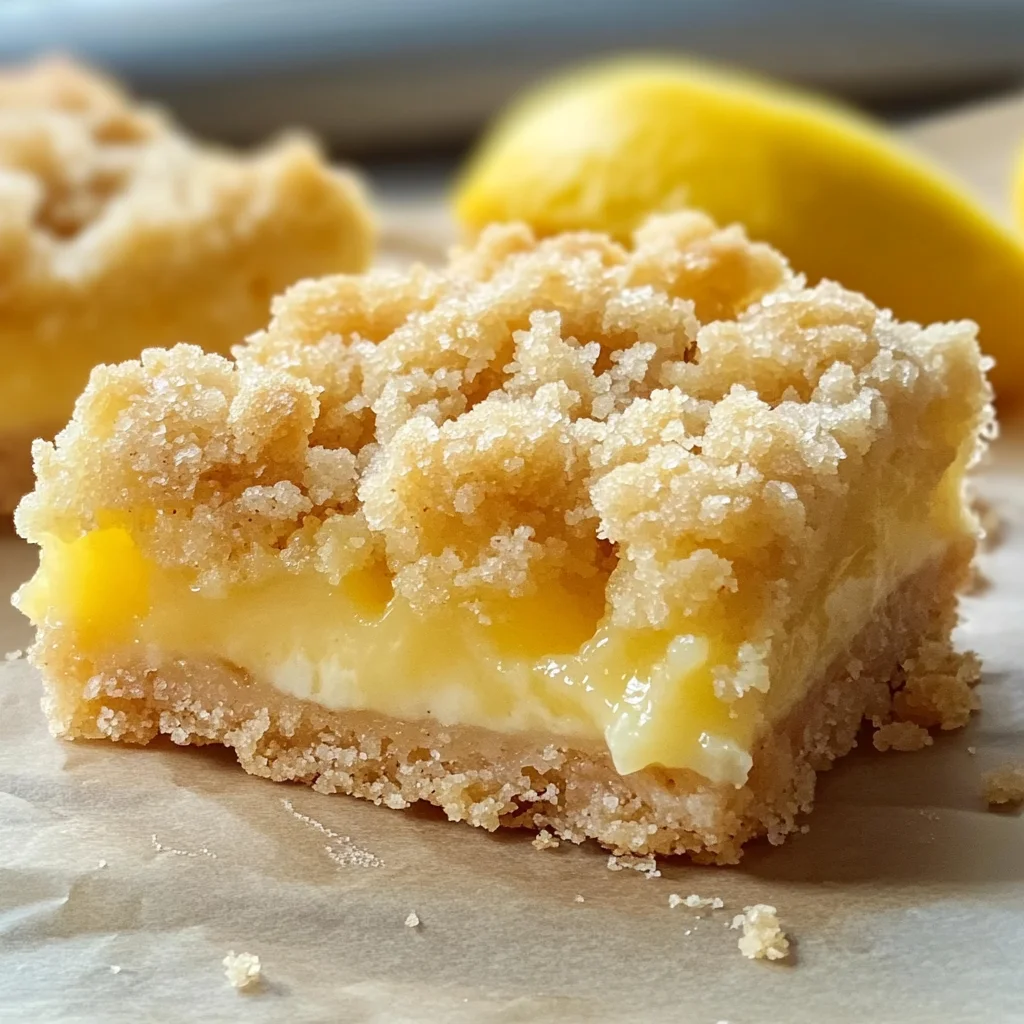 Lemon Crumb Bars