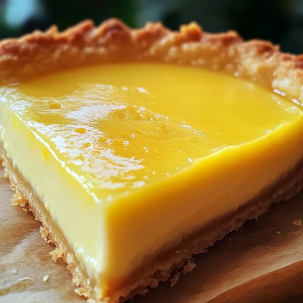 Lemon Custard Tart
