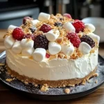 Marshmallow Whip Cheesecake : No-Bake Dream Dessert