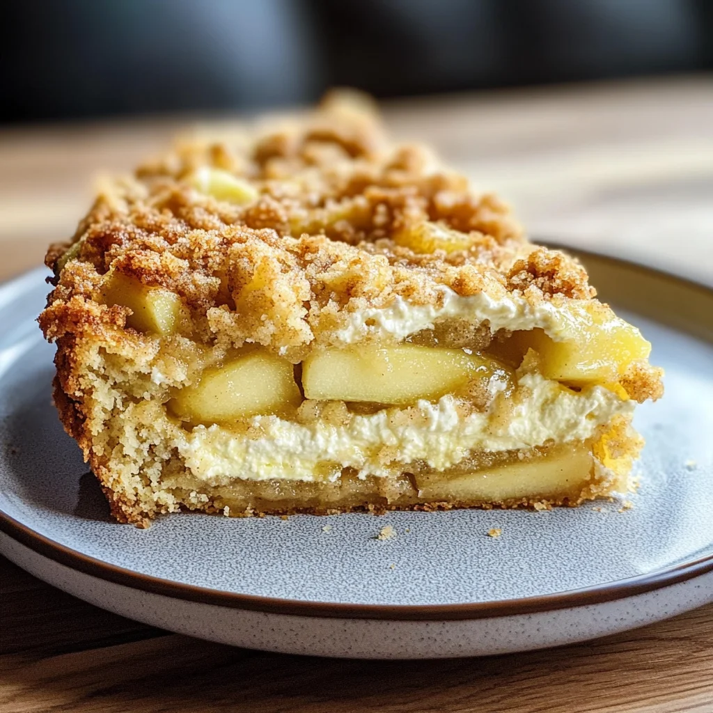 Mascarpone Apple Crumble Torta