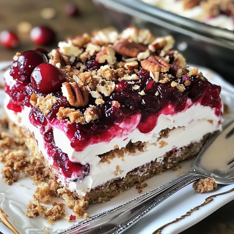 No-Bake Cranberry Yum Yum