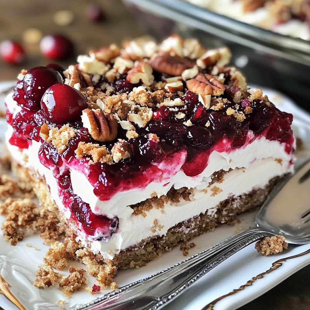 No-Bake Cranberry Yum Yum