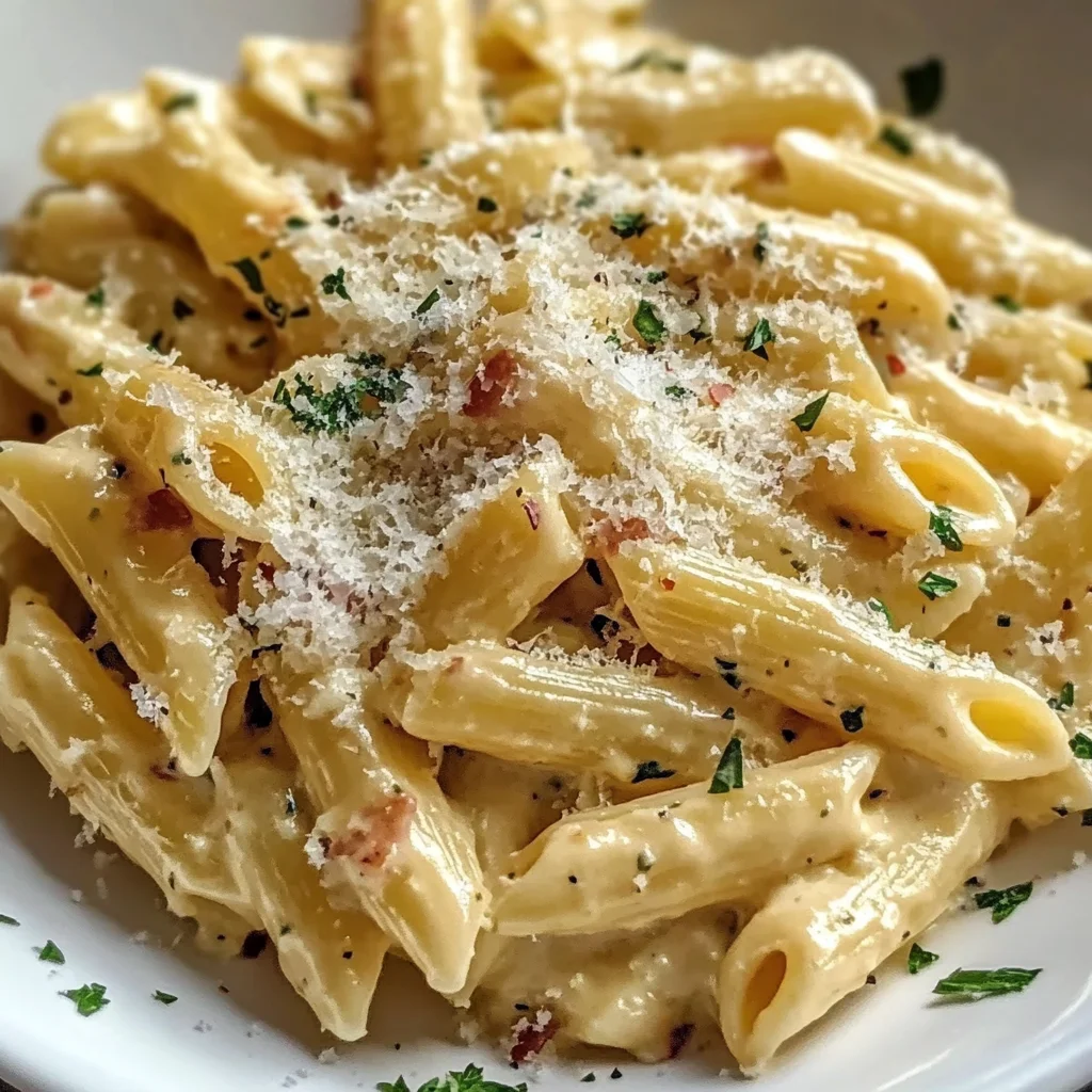 One Pot Creamy Garlic Pasta (Just 20 Minutes!)