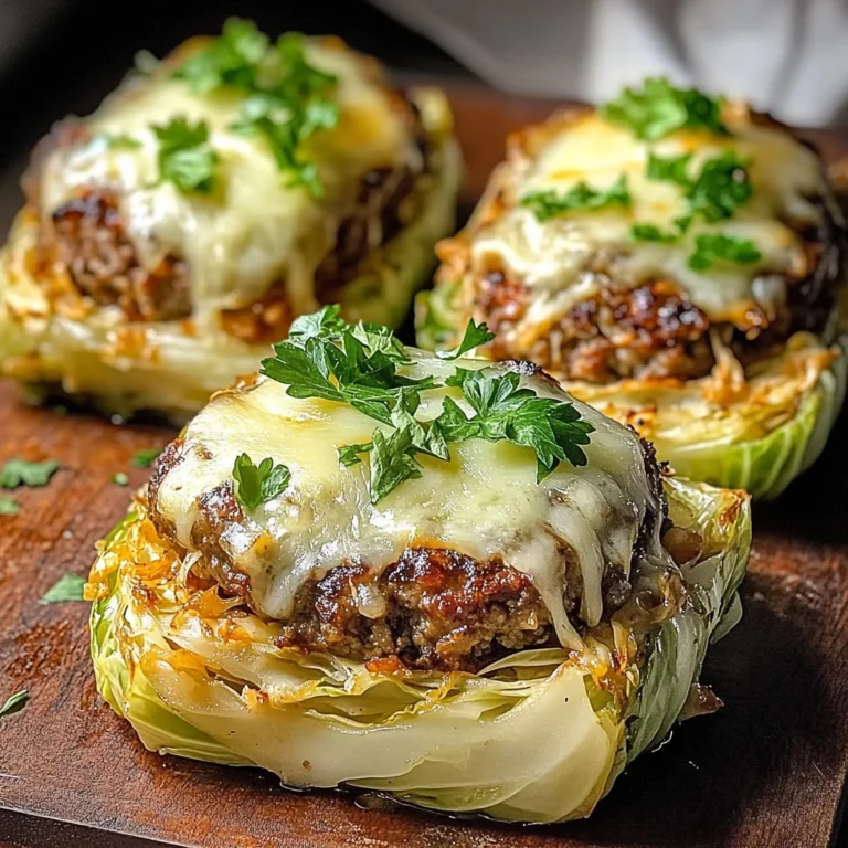 Oven-Baked Cabbage Burgers