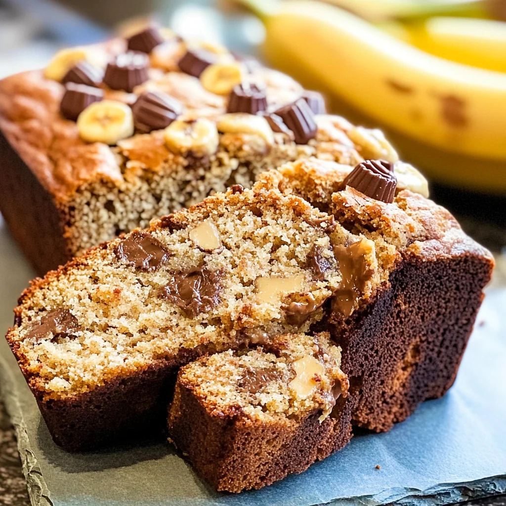 Reese's Peanut Butter Banana Bread