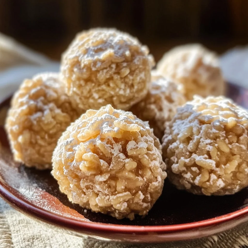 Rice Crispy Peanut Butter Balls