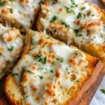 The Viral Chicken Alfredo Garlic Bread I'm Obsessed With