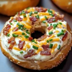 Zesty Turkey Bacon Cream Cheese Bagels