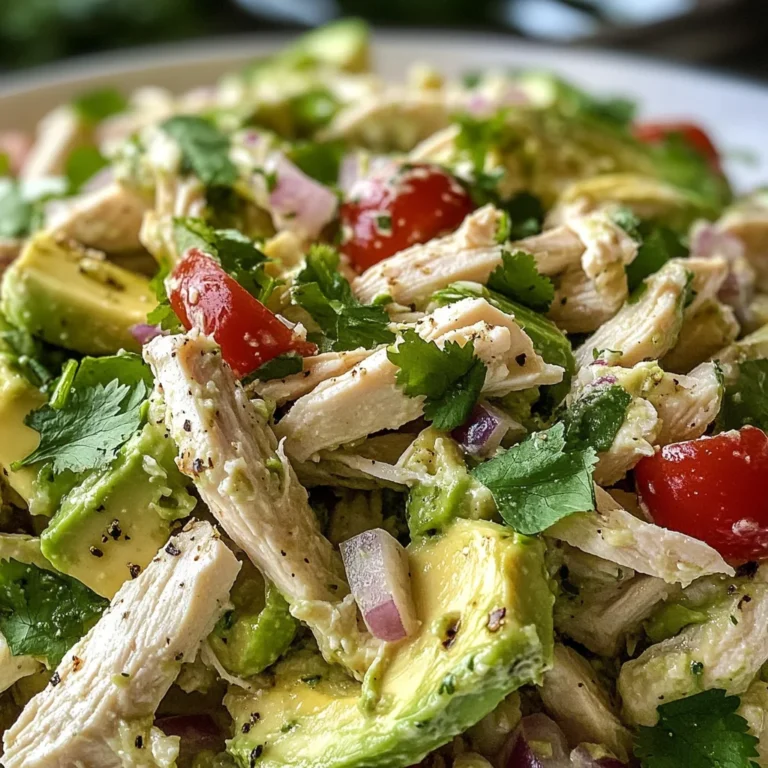 Avocado Chicken Salad