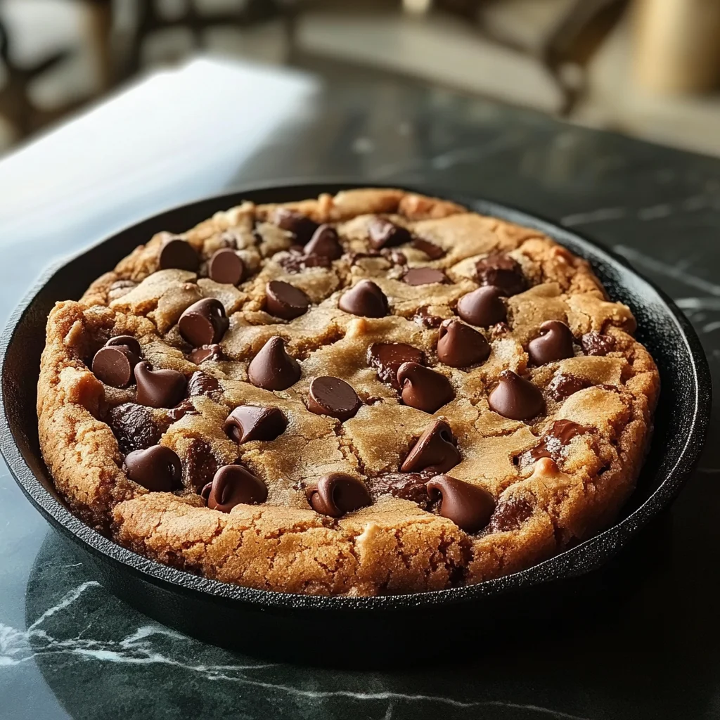 Chocolate Chip Skillet Cookie