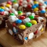 Chocolate Marshmallow M&M Fudge