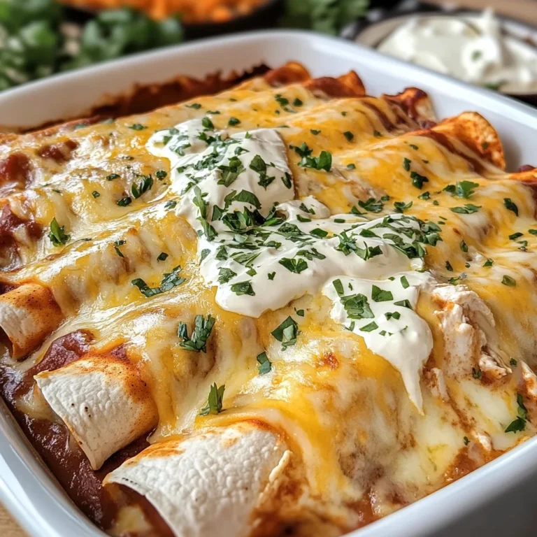 Cream Cheese Chicken Enchiladas