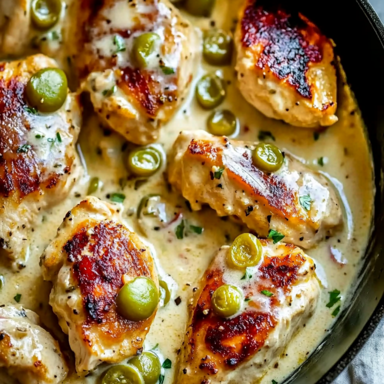 Irresistible Creamy Pepperoncini Chicken Skillet Recipe