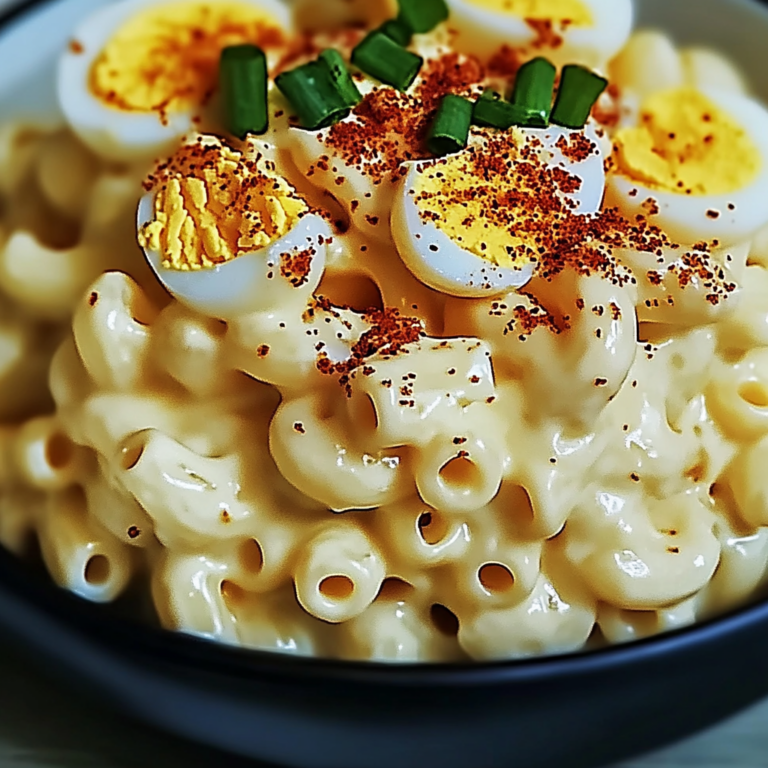 Irresistible Deviled Egg Macaroni Salad Recipe