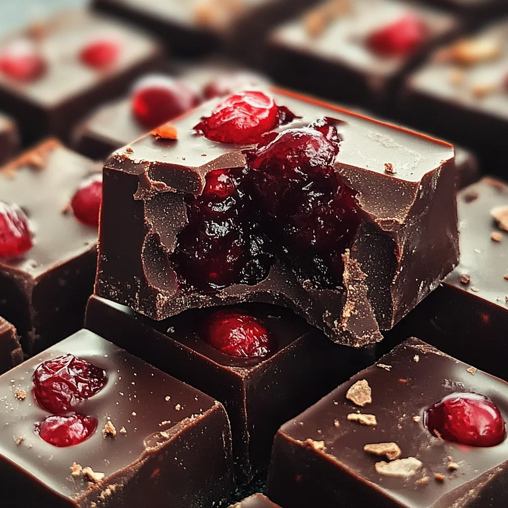 Dracula's Dark Cherry Fudge