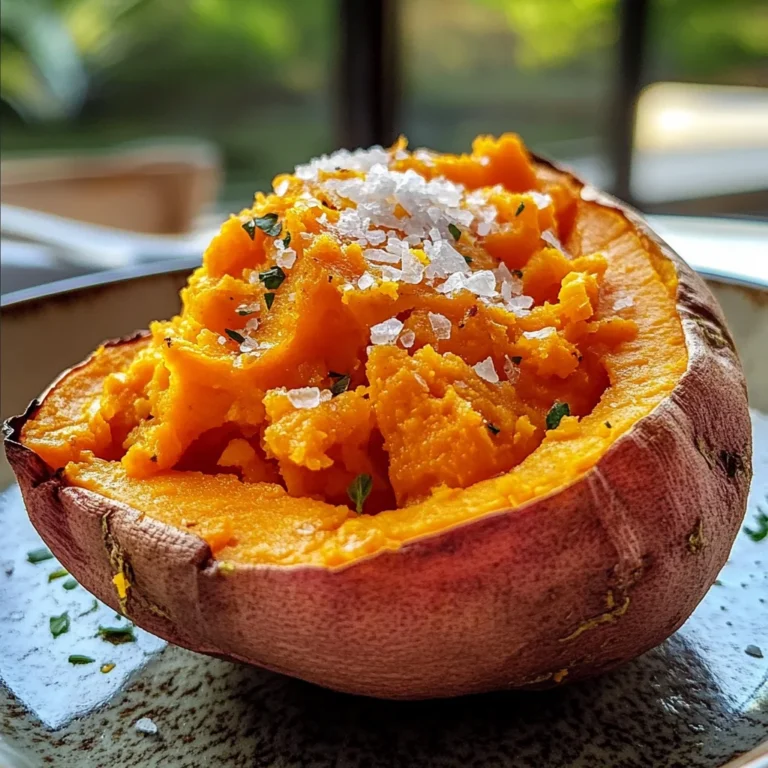 Easy Baked Sweet Potato