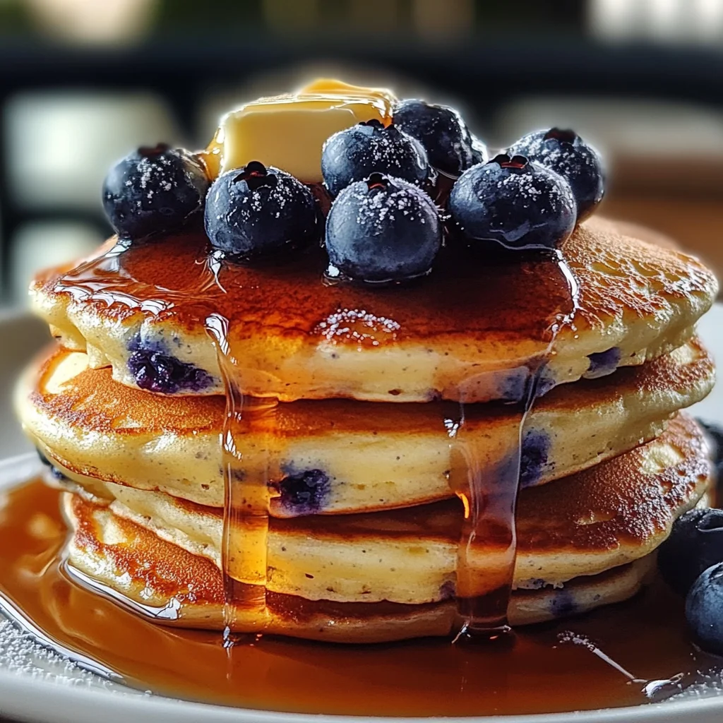 Easy Blueberry Pancakes
