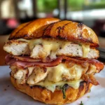 Easy Grilled Chicken Cordon Bleu Sandwich