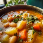 Hearty Potato Bean Soup