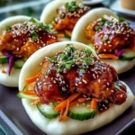 Korean Chicken Bao Buns