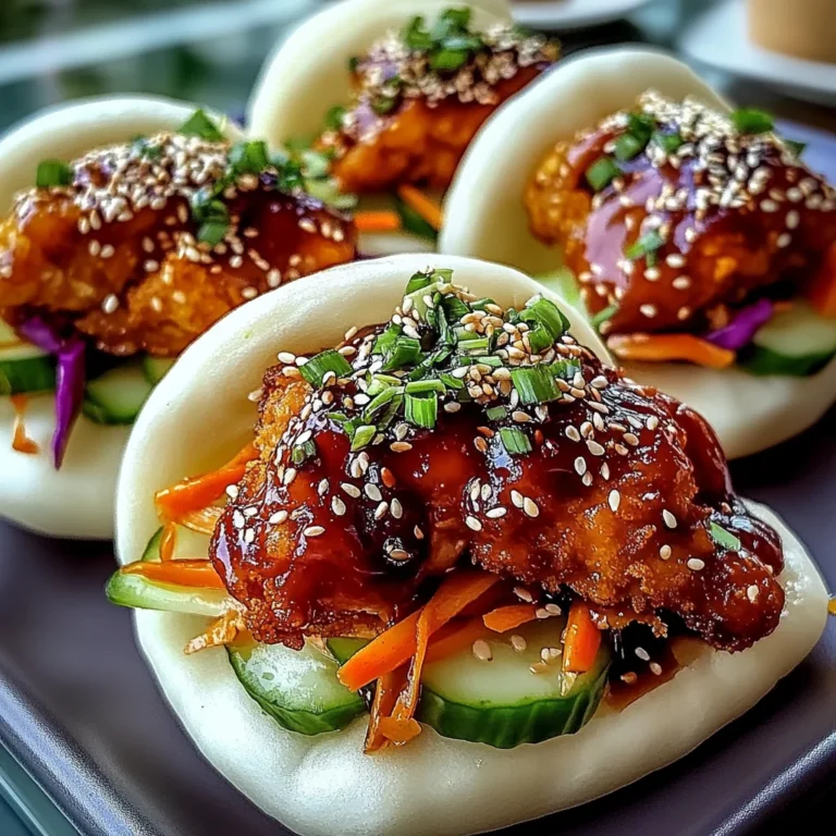 Korean Chicken Bao Buns