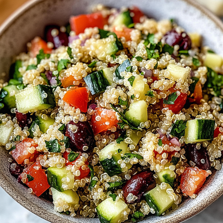 Vibrant Mediterranean Quinoa Salad Recipe for Every Occasion