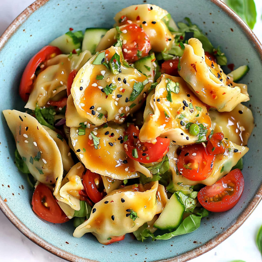 Irresistible Potsticker Salad: A Flavorful Dumpling Delight