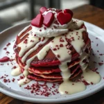 Red Velvet Pancakes For A Sweet Valentine’s Breakfast