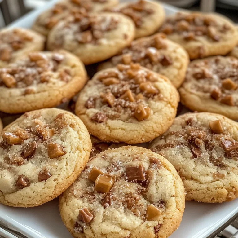 Toffee Icebox Cookies