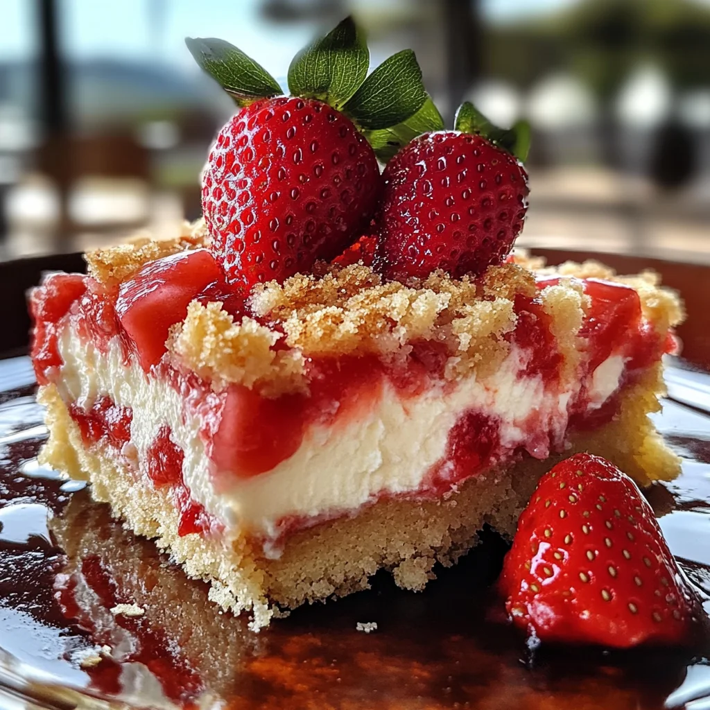Ultimate Strawberry Cheesecake Dump Cake