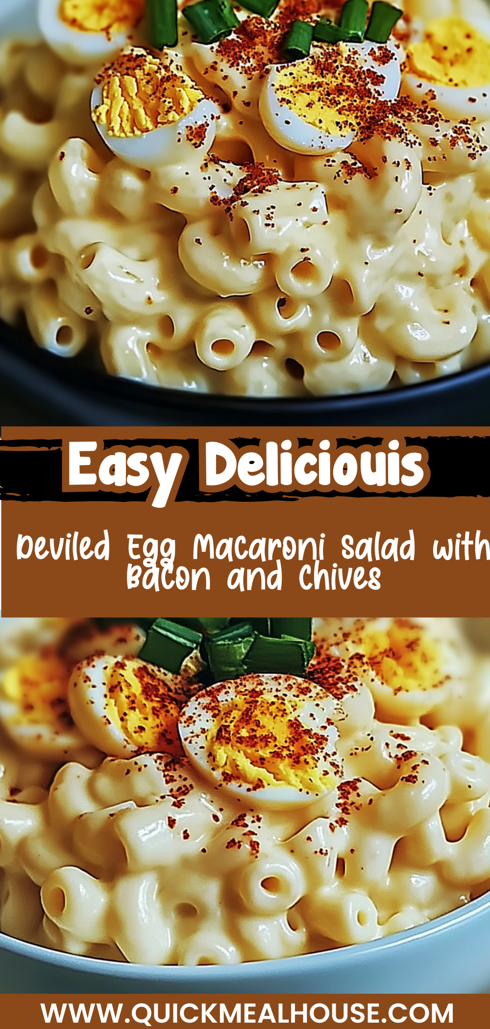 Deviled Egg Macaroni Salad