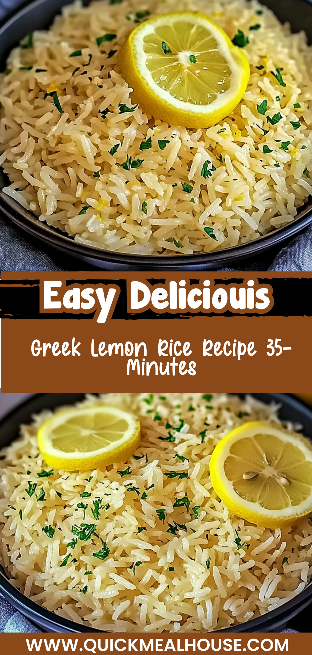 Greek Lemon Rice Recipe (35-Minutes)