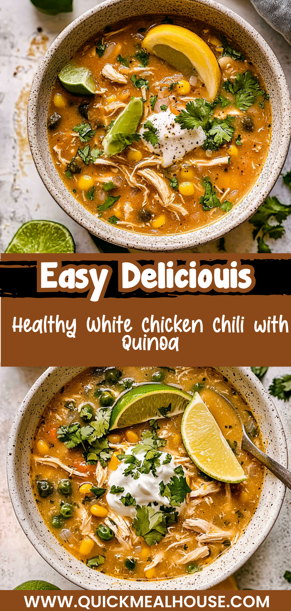 Healthy White Chicken Chili