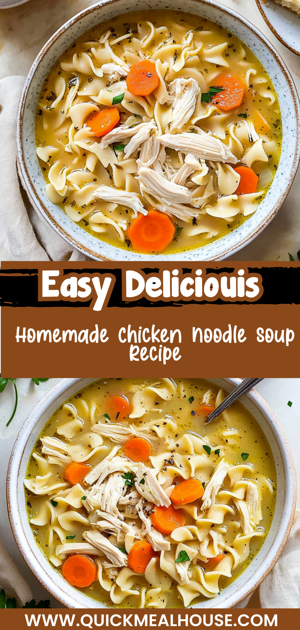 Homemade Chicken Noodle Soup Recipe
