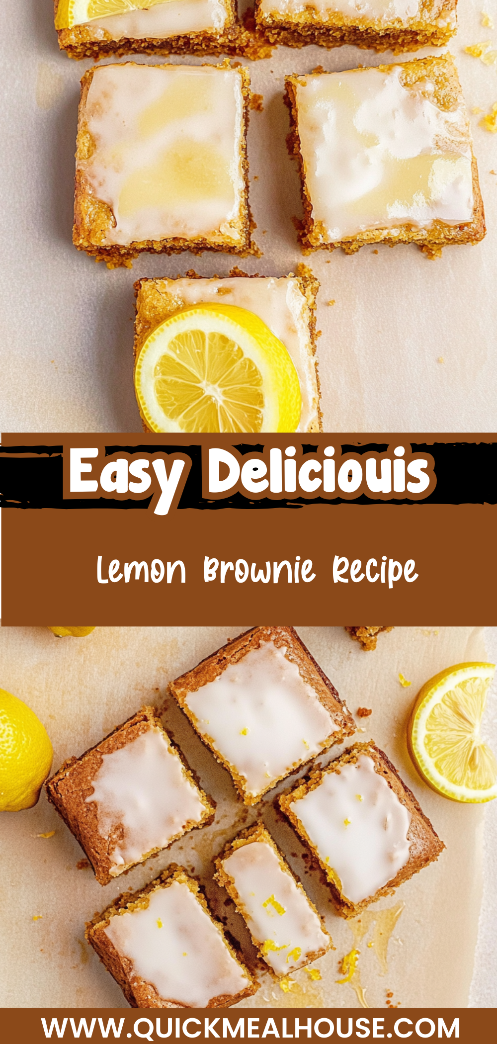 Lemon Brownie Recipe