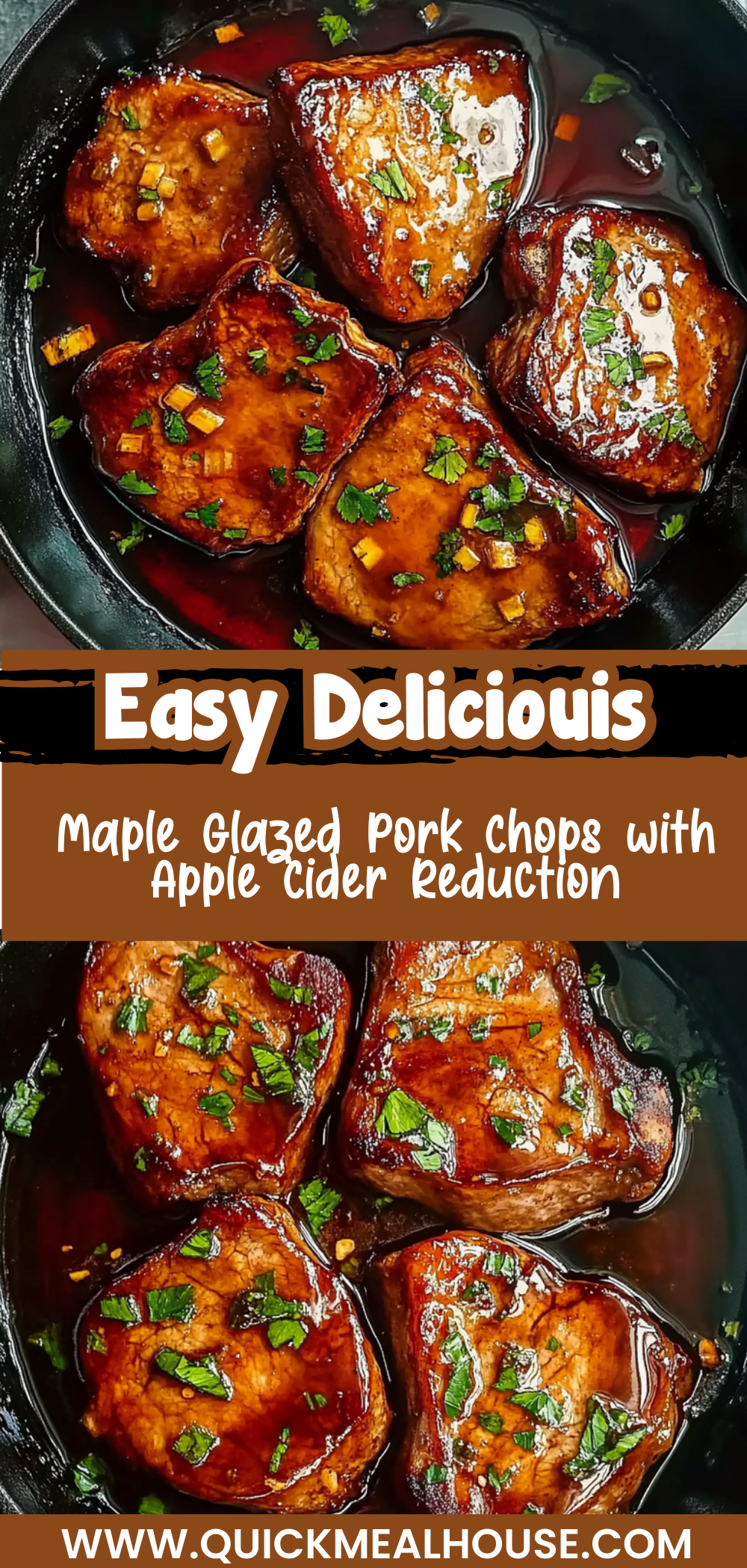 Maple Glazed Pork Chops